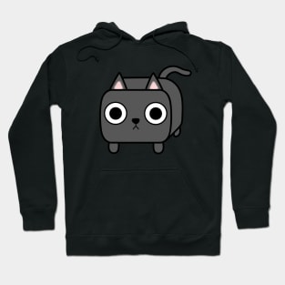 Grey Kitty Cat Loaf Hoodie